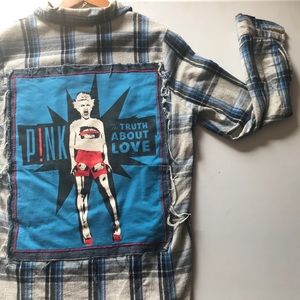 Pink cut and sew comfy flannel